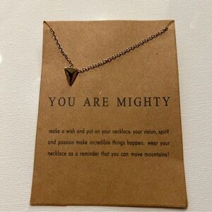 "You Are Mighty" necklace